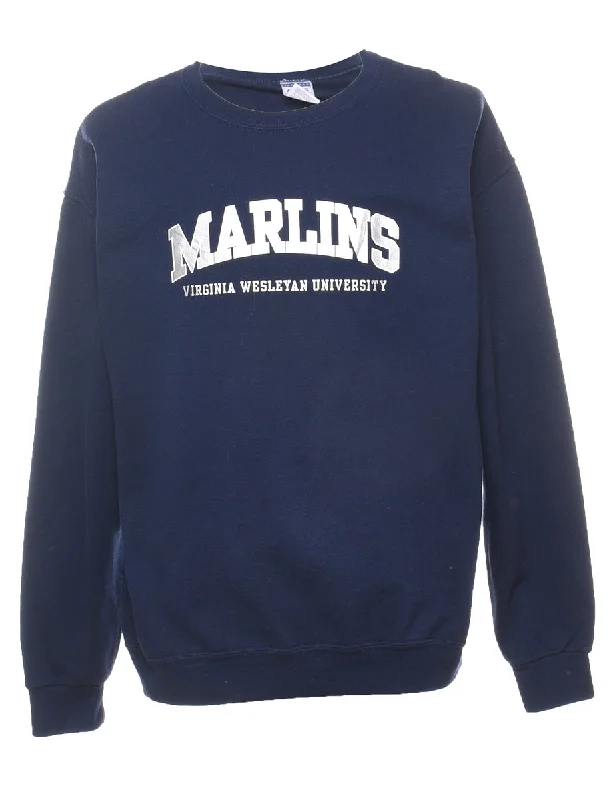 Reduced Price Marlins Printed Sweatshirt - L
