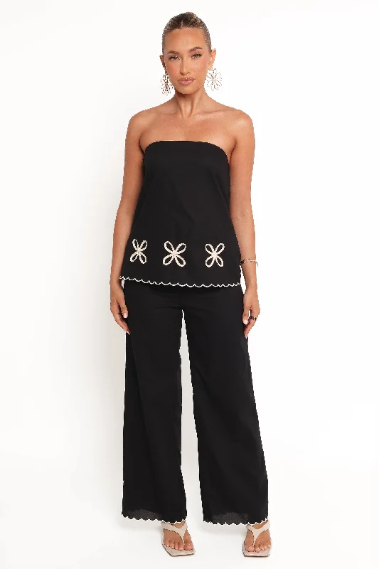Deal Frenzy Semika Pant - Black