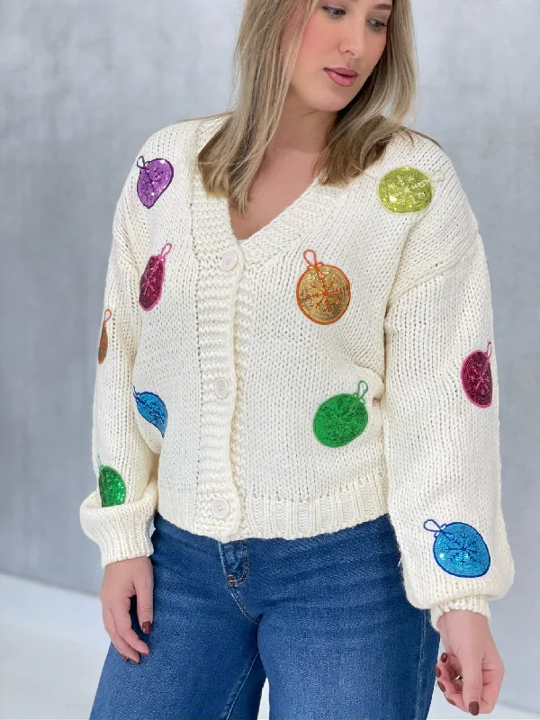 Online Exclusive Glitz On The Tree Cardi