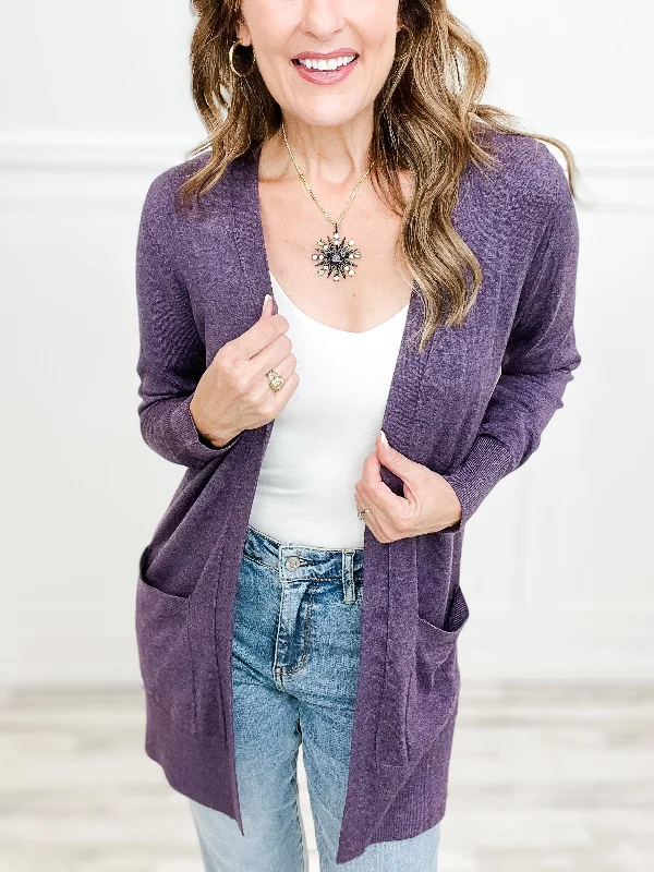 Limited Availability Fairytale Open Front Knit Sweater Cardigan with Pockets