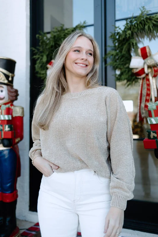 Weekend Specials to Delight Separate Ways Sweater - Taupe