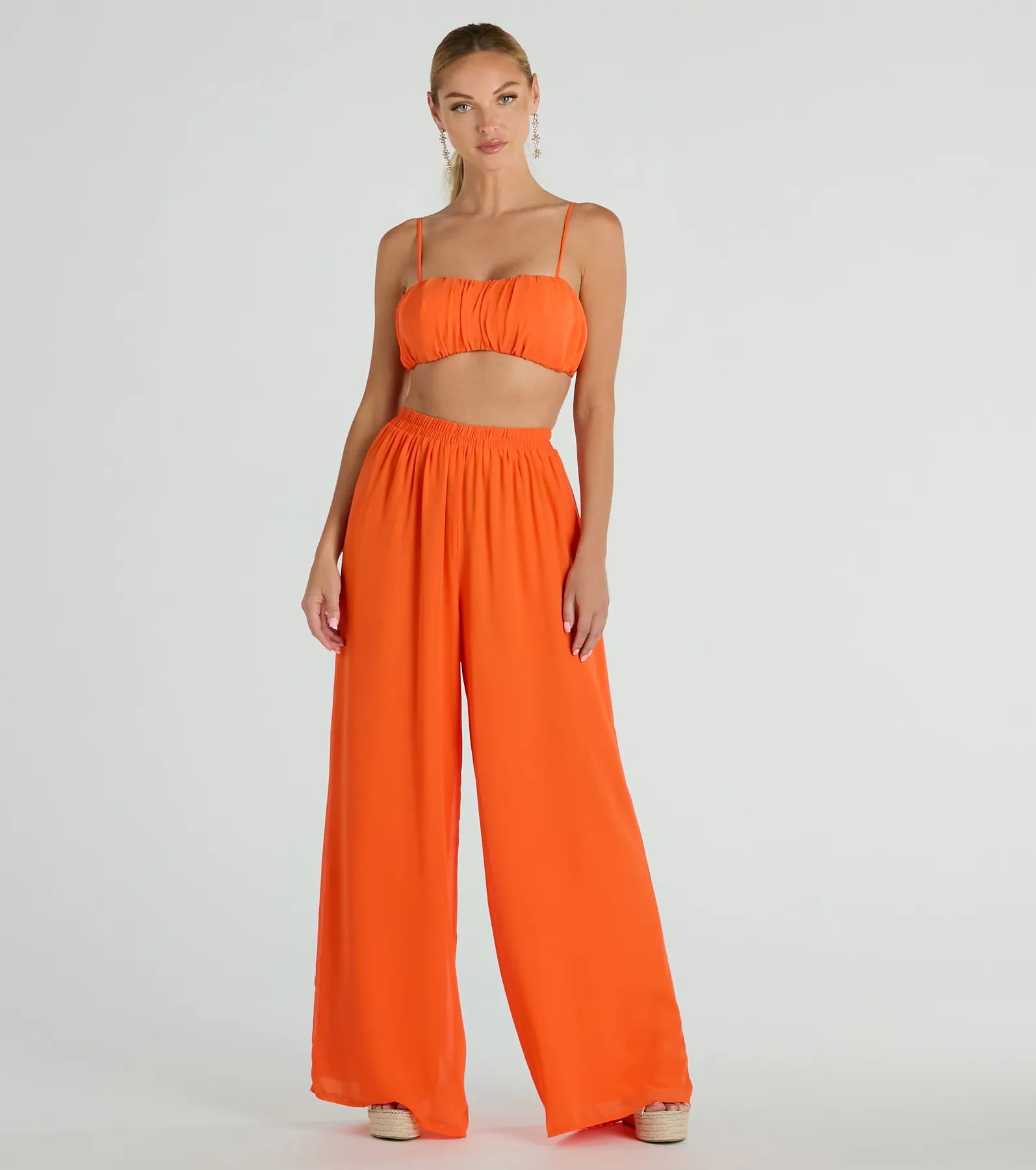Sale Alert Gorgeous Allure Chiffon Palazzo Pants