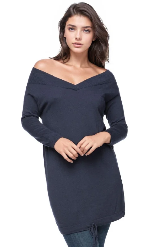 Weekend Savings Fiesta Zen Blend Audrey Off Shoulder Sweater Dress
