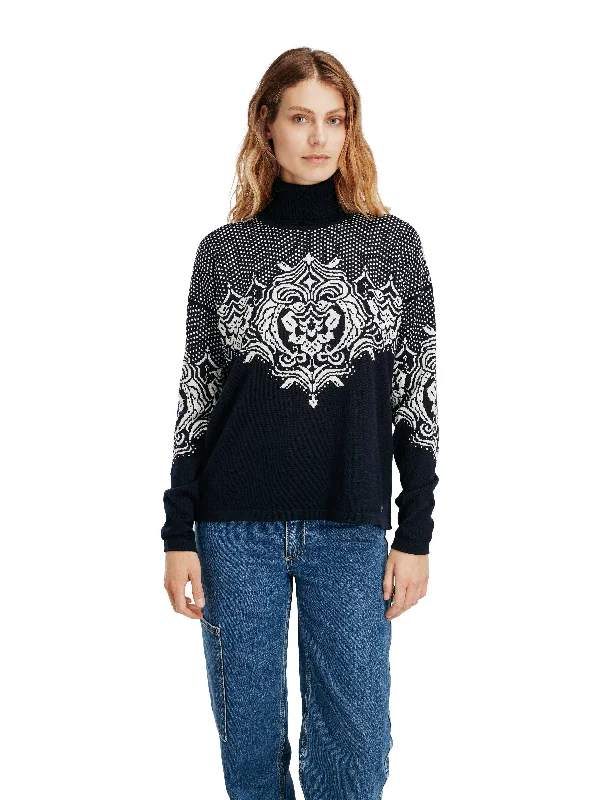 Weekend Offers That Dazzle Dale of Norway - Rosendal Women's Sweater - Navy