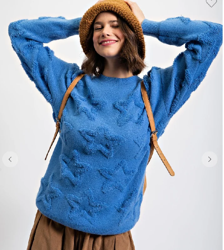 Weekend Bargains to Indulge In STAR PATTERNED SWEATER