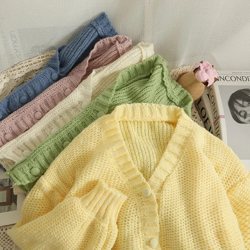 Deal Alert Baby Cropped Cardigan (5 Colors)