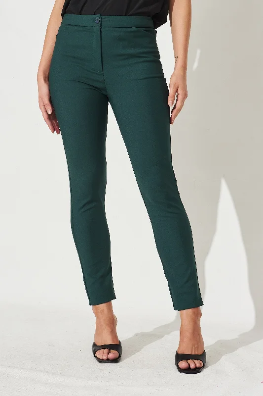 Weekend Savings Delight The Boss Pants In Emerald