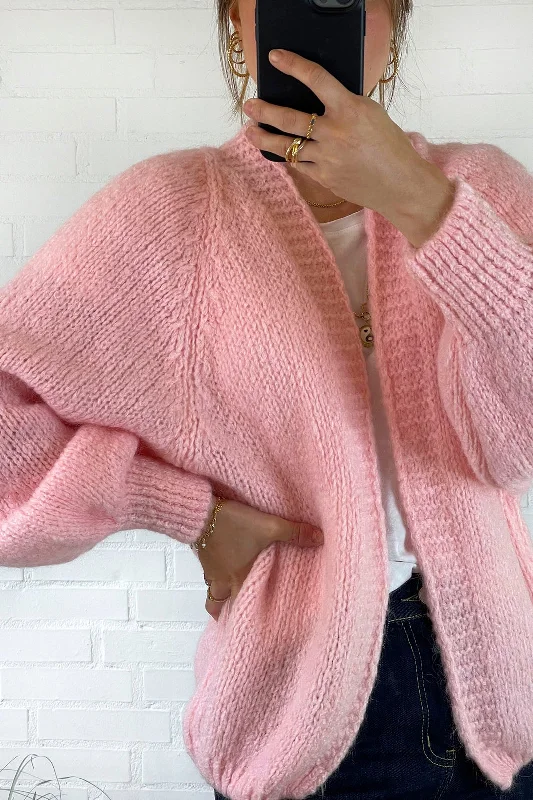 Clearance Event Noella - Fora Knit Cardigan - Rose