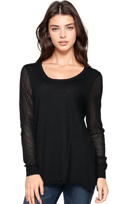 Super Discount Zen Blend Annie Crew Neck Fine Gauge Sweater