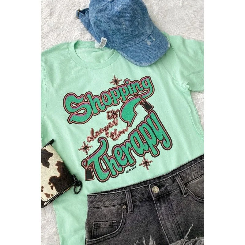 Weekend Discounts You Deserve Shopping Is My Therapy Tee