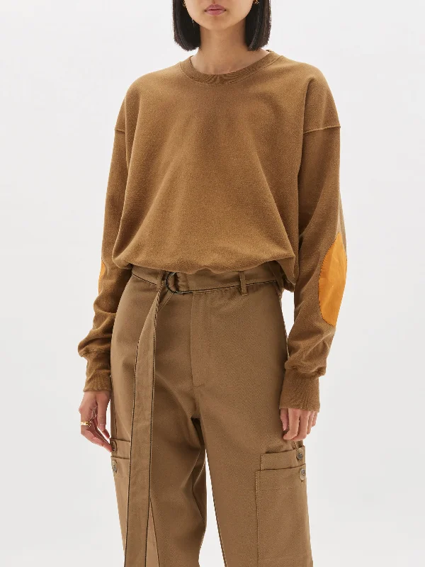 Quick Sale Classic Elbow Patch Sweat