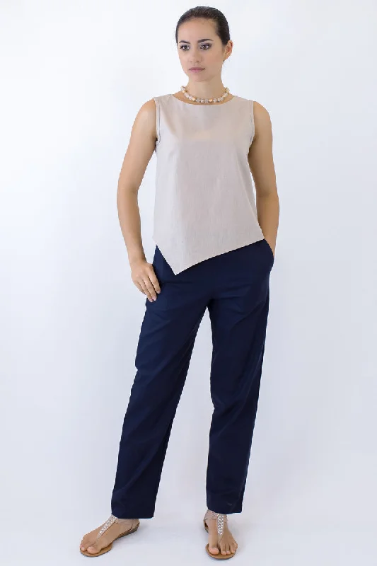 Weekend Discounts to Relish Cotton Blend Long Pants CL-02