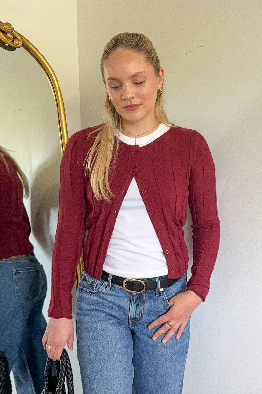 Big Deal Button Down Ribbed Cardigan