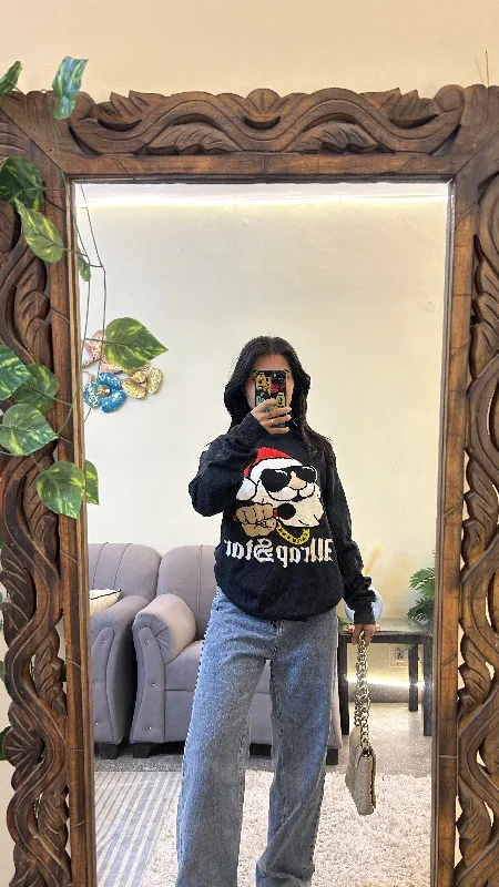Act Now Christmas sweater S light