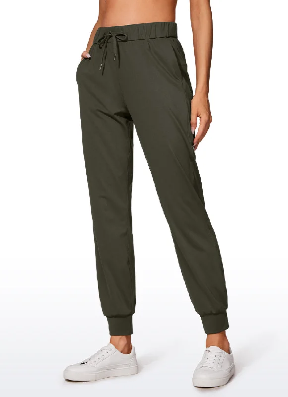 Weekend Savings Spree Stretch Drawstring Jogger with Pockets 27''