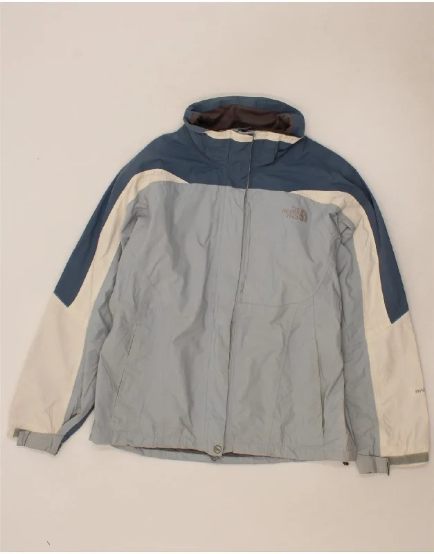 Weekend Discounts to Snag THE NORTH FACE Womens Windbreaker Jacket UK 14 Medium Blue Colourblock Weekend Discounts to Snag THE NORTH FACE Womens Windbreaker Jacket UK 14 Medium Blue Colourblock