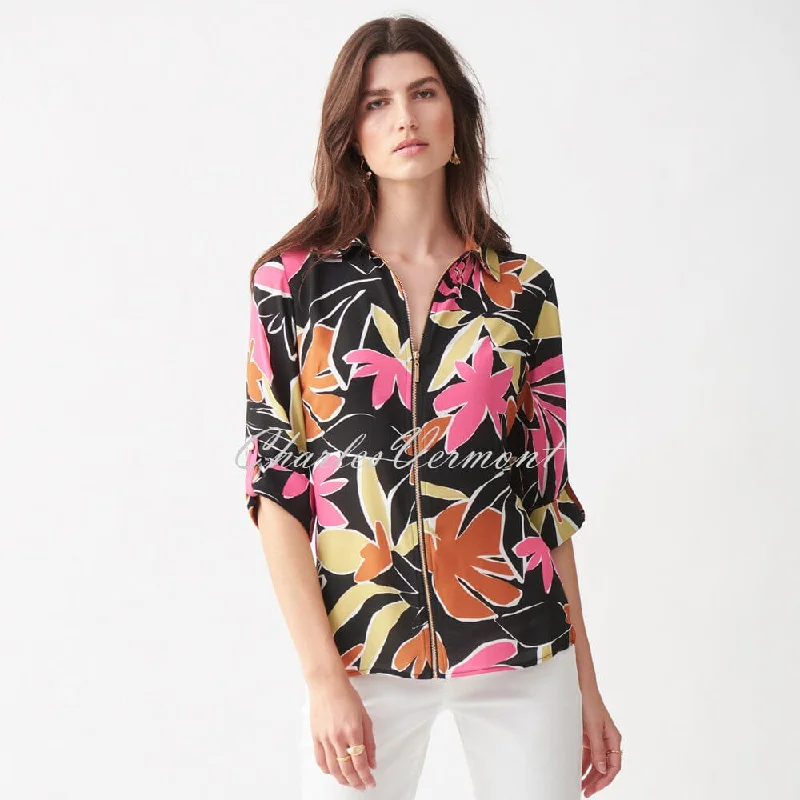 Fantastic Offers Joseph Ribkoff Leaf Print Tunic – Style 221205