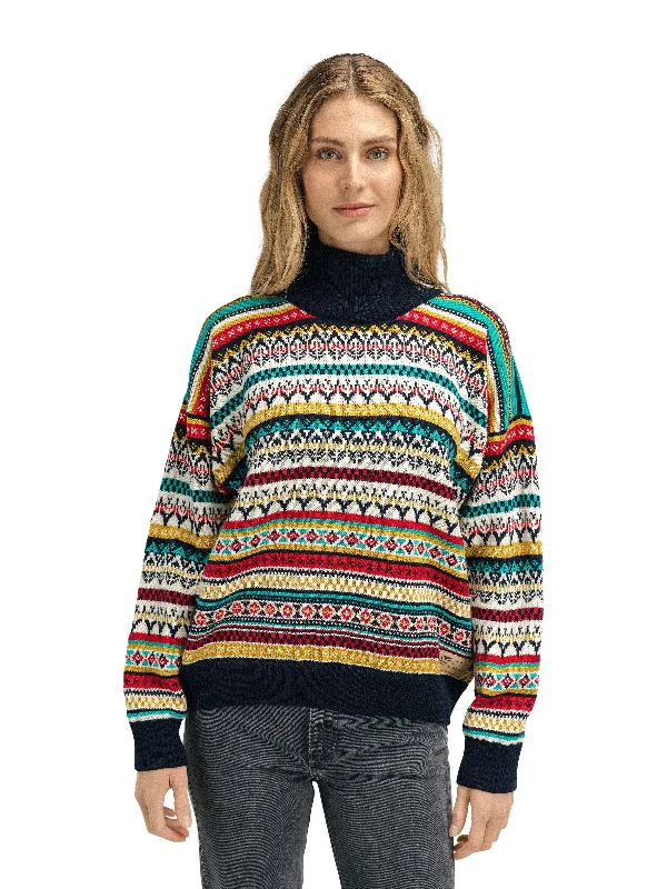 Sneak Peek Sale Dale of Norway - Utsira Women's Sweater - Marine/Off-White/Raspberry