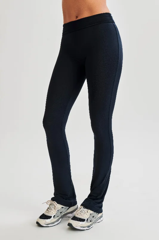 Weekend Savings Fiesta Sabrina Modal Straight Leg Pant - Black