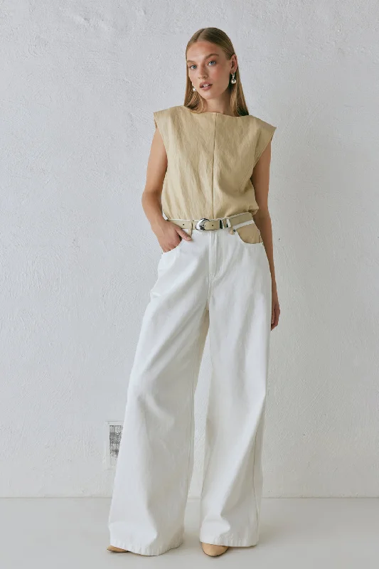 Huge Savings Sutton Denim Jeans White