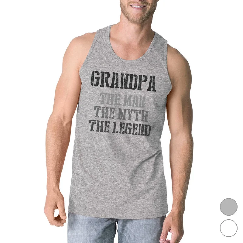 Price Break Legend Grandpa Mens Cute Funny Family Day Sleeveless Top Best Gift