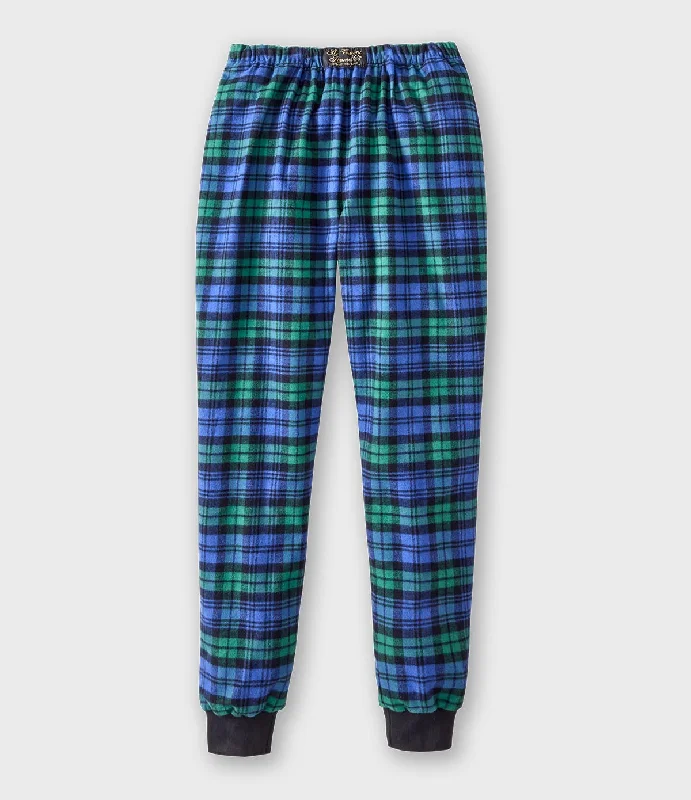 Steals and Deals Flannel Jogger Pants - Black Watch