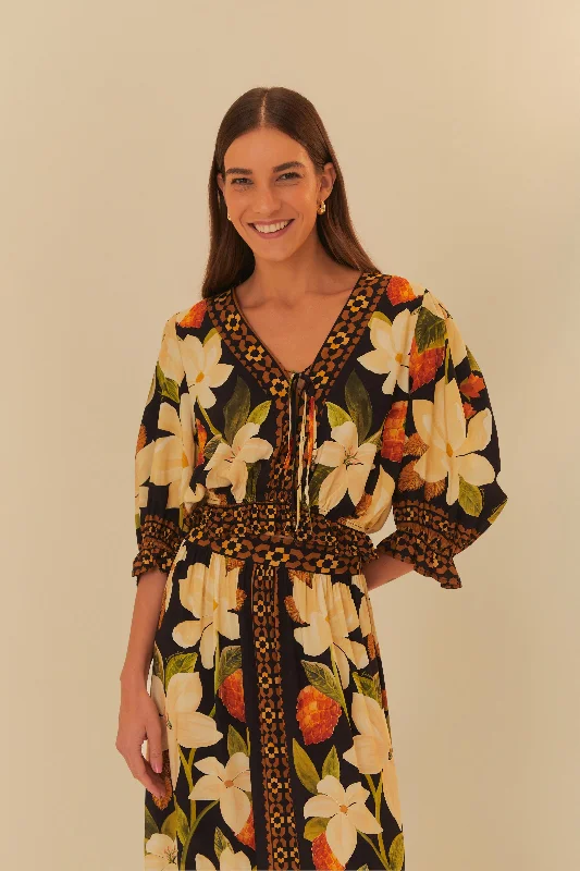 Unmissable Offer FARM LENCO FLORAL BLOUSE