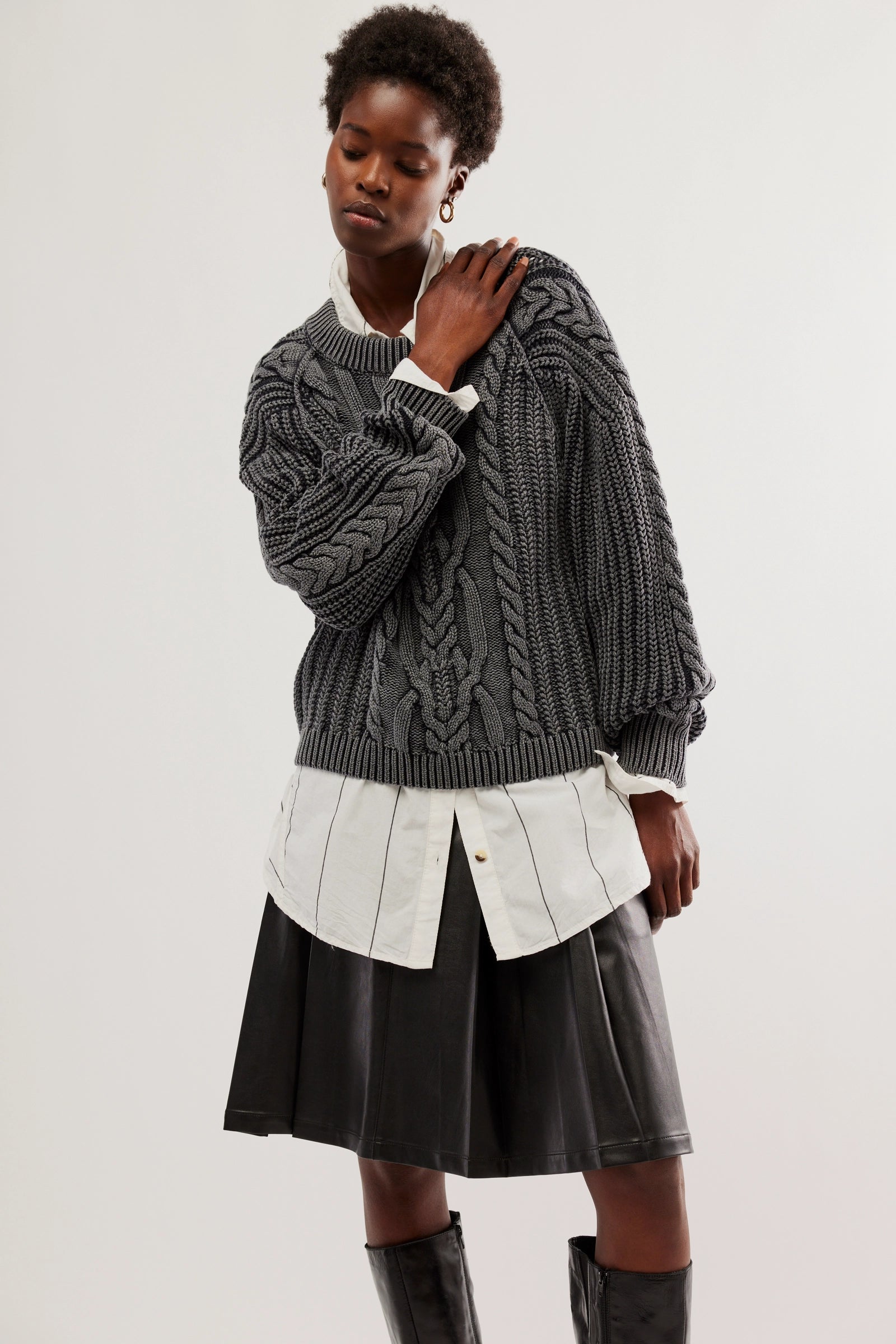 Super Deal Frankie Cable Sweater