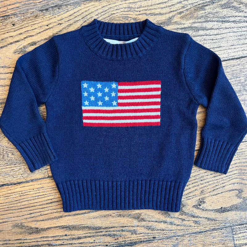 Time-Sensitive E&I Kids American Flag Sweater