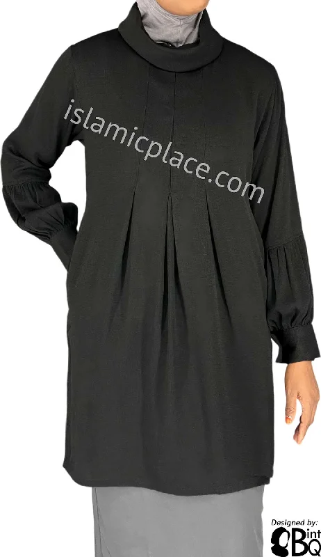 Weekend Savings Sensation Black - Malika Style Kameez Tunic Top by BintQ - BQ100