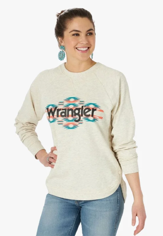 Savings Soar This Weekend Wrangler Womens Retro Punchy Pullover