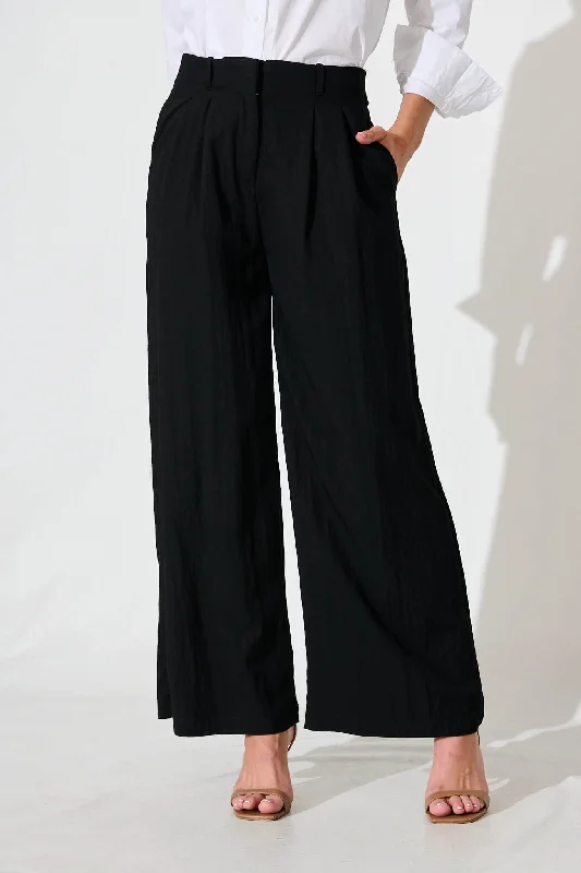 Weekend Bargains Await You Evans Pant In Black