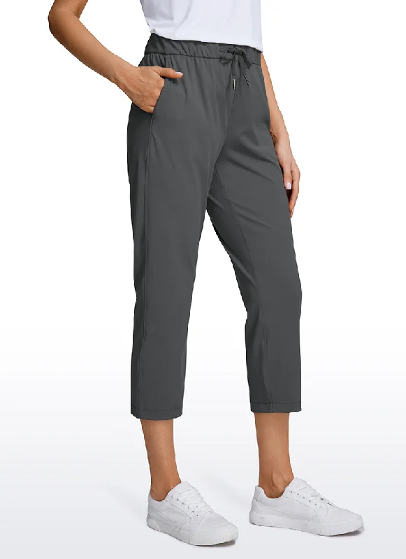 Mega Sale Stretch Cropped Pants with Pockets 23''
