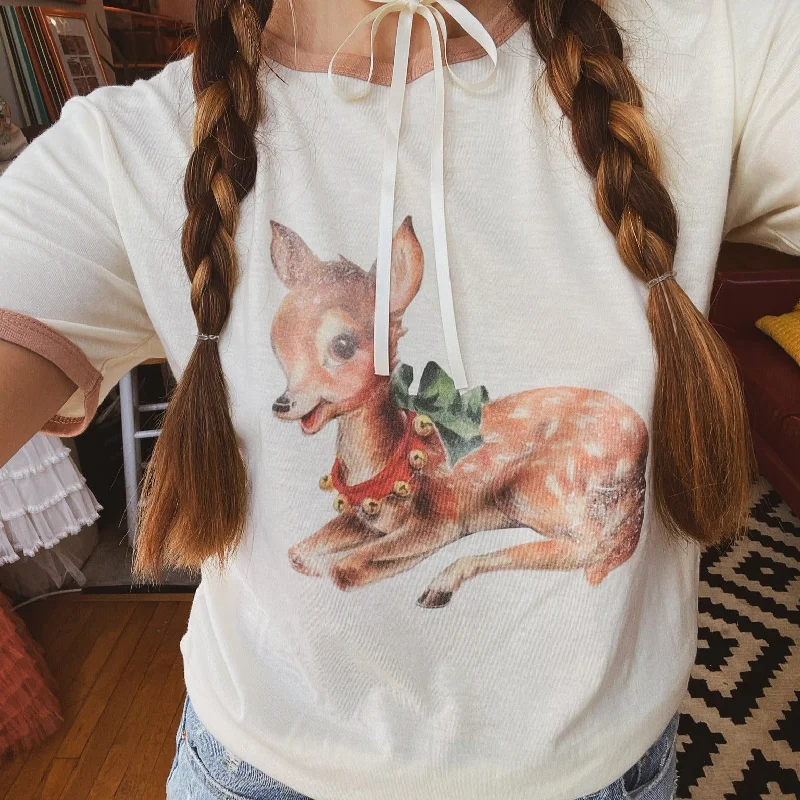 Price Reduction Baby Reindeer Ringer Tee