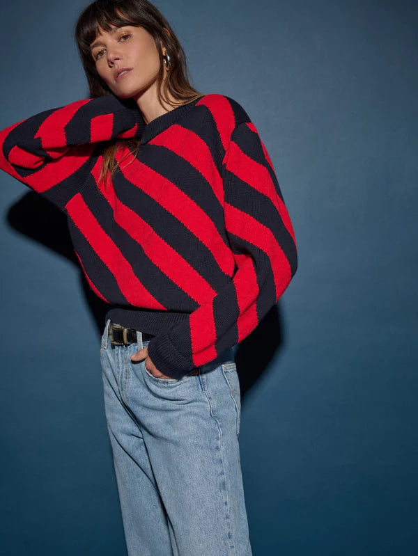 Exclusive Deal Fabienne Stripe Sweater