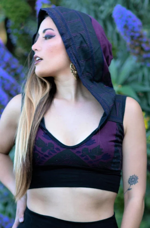 Dark Purple Egyptian Print