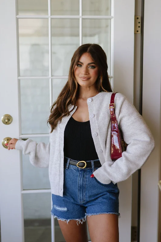 Weekend Bargains to Cherish Daily Cardigan- Heather Oat