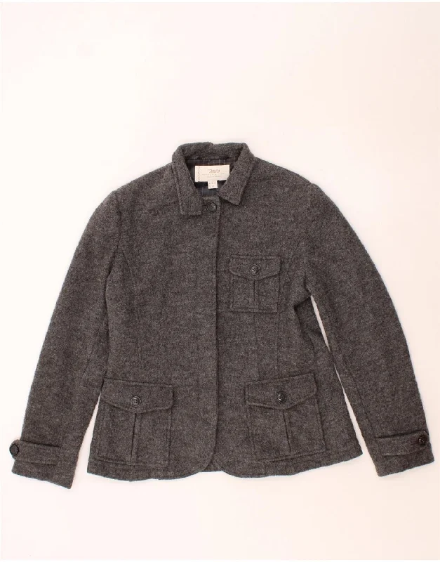 Daily Specials MARLBORO CLASSICS Womens Overcoat UK 14 Large  Grey Wool