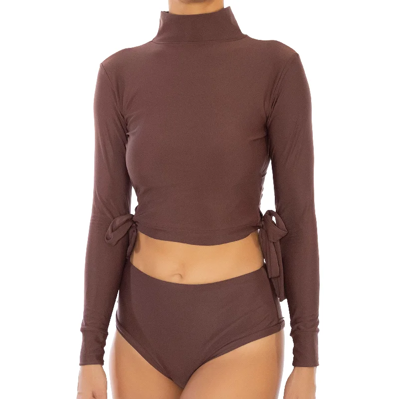Seasonal Clearance ACOTZ CROPPED TOP CANNELLE