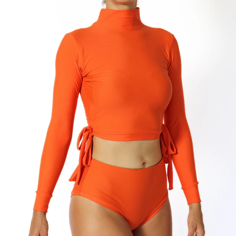 Markdowns ACOTZ CROPPED TOP PAPAYA