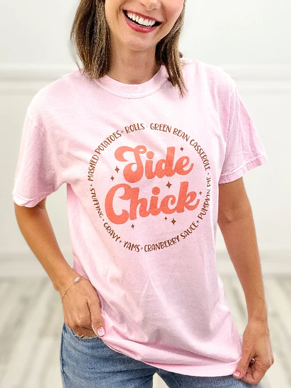 Unbeatable Prices Side Chick Thanksgiving Graphic Tee