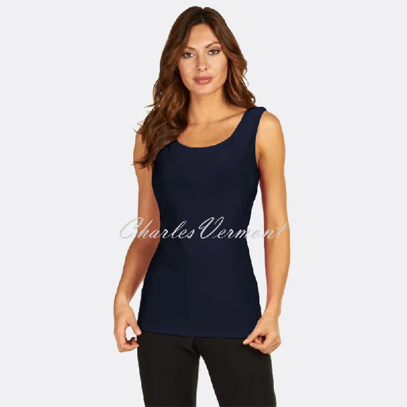 Early Bird Discount Frank Lyman Long-Line Camisole – Style 010 (Midnight Blue)
