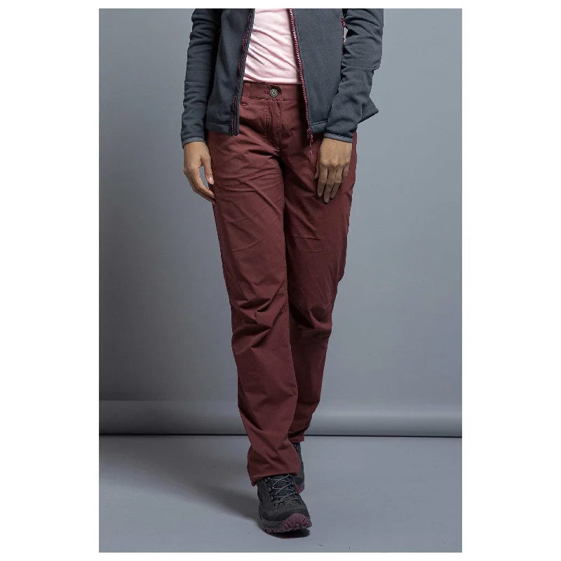 Online Specials Travel Ws Pants aubergine